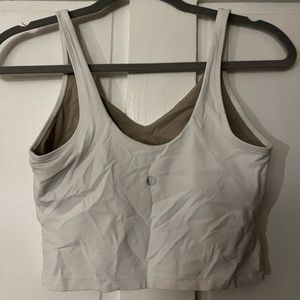 lululemon align tank white size 6